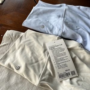 Lululemon Align Crop 23” Pastel Blue and Bone DOUBLE LINED
